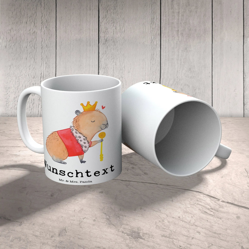 Personalisierte Tasse Capybara König Personalisierte Tasse, Namenstasse, Wunschname, Personalisiert, Tasse, Namen, Drucken, Tasse mit Namen, Tiermotive, Gute Laune, lustige Sprüche, Tiere, Capybara, König