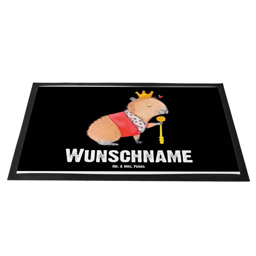 Personalisierte Fußmatte Capybara König Personalisierte Fußmatte, Fußmatte mit Namen, Personalisieruung, Personalisiert, Fußmatte bedrucken, Türvorleger mit Namen, Haustürmatte personalisiert, Namensfussmatte, Wunschnamen, Bedrucken, Türvorleger personalisiert, Tiermotive, Gute Laune, lustige Sprüche, Tiere, Capybara, König