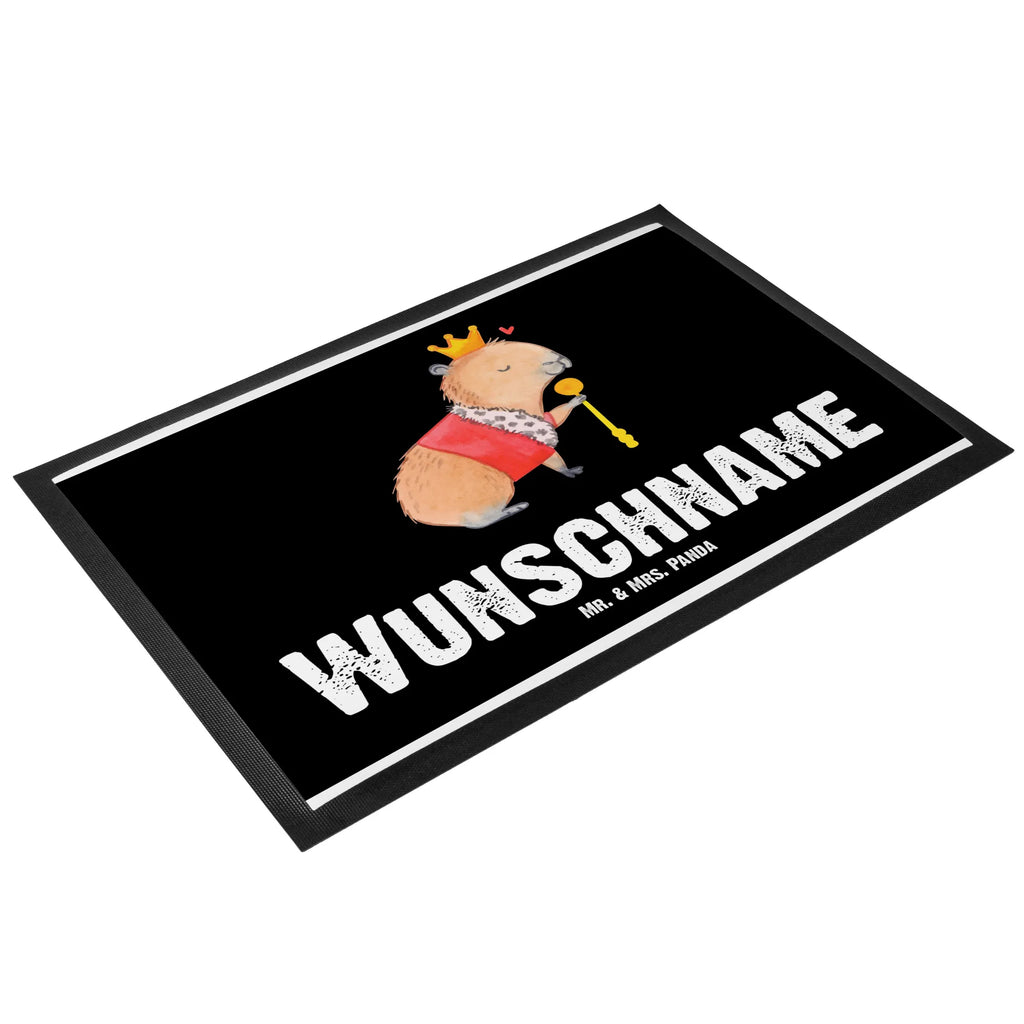 Personalisierte Fußmatte Capybara König Personalisierte Fußmatte, Fußmatte mit Namen, Personalisieruung, Personalisiert, Fußmatte bedrucken, Türvorleger mit Namen, Haustürmatte personalisiert, Namensfussmatte, Wunschnamen, Bedrucken, Türvorleger personalisiert, Tiermotive, Gute Laune, lustige Sprüche, Tiere, Capybara, König