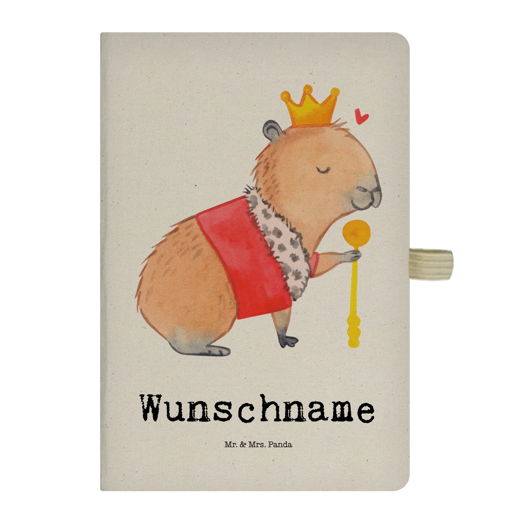 DIN A4 Personalisiertes Notizbuch Capybara König Personalisiertes Notizbuch, Notizbuch mit Namen, Notizbuch bedrucken, Personalisierung, Namensbuch, Namen, Tiermotive, Gute Laune, lustige Sprüche, Tiere, Capybara, König