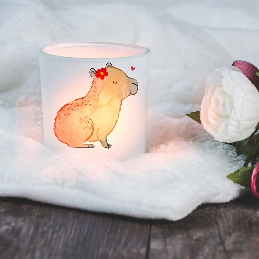 Personalisiertes Windlicht Capybara Blume Personalisiertes Windlicht, Personalisiertes Windlicht Glas, Personalisiertes Teelichtglas, Personalisierter Teelichthalter, Personalisiertes Kerzenglas, Personalisierte Kerze, Personalisiertes Teelicht, Windlicht mit Namen, Windlicht Glas mit Namen, Teelichtglas mit Namen, Teelichthalter mit Namen, Teelichter mit Namen, Kerzenglas mit Namen, Kerze mit Namen, Teelicht mit Namen, Namenspersonalisierung, Name, selbst gestalten, Wunschtext, Bedrucken, Tiermotive, Gute Laune, lustige Sprüche, Tiere, Capybara