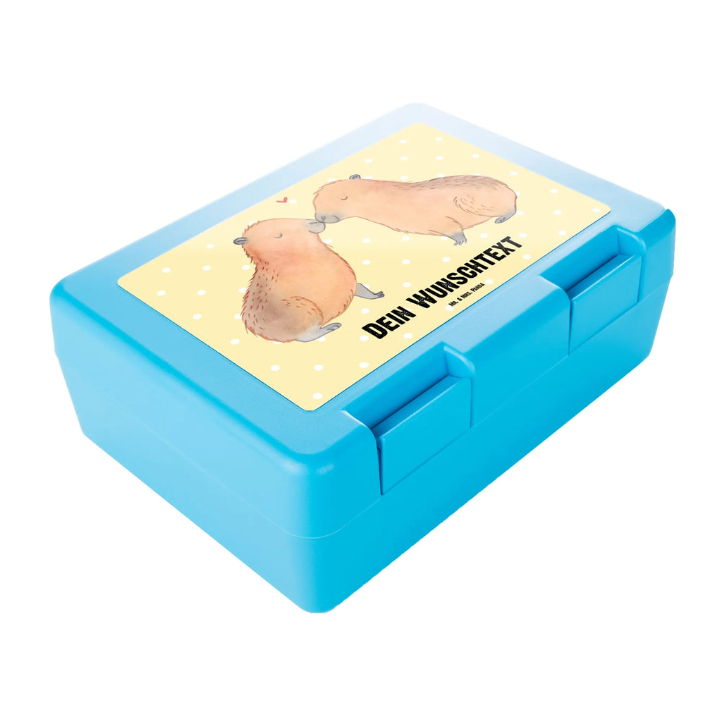 Personalisierte Brotdose Capybara Liebe Brotdose personalisiert, Brotbox, Snackbox, Lunch box, Butterbrotdose, Brotzeitbox, Tiermotive, Gute Laune, lustige Sprüche, Tiere, Capybara, Liebe, verliebt, Paar, Jahrestag, Kuschel Capybaras, Tierliebe, Romantisches Geschenk, Handgezeichnet, Verschmolzen, Geschenkidee, Beziehung, Partnertiere, Ich bin deins, Du bist meins, Liebesspruch, Herzlich, Valentinstag, Ehejubiläum, Liebesbeweis