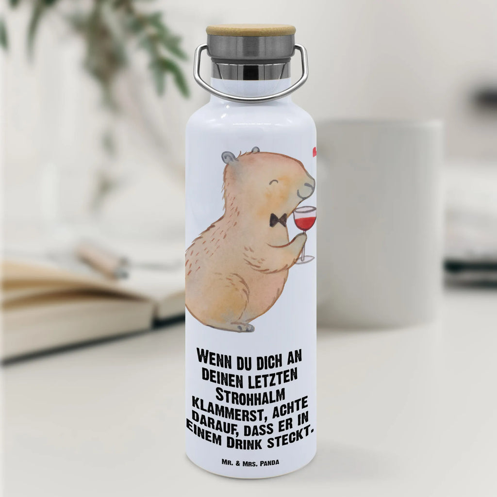 Trinkflasche Capybara Wein Thermosflasche, Isolierflasche, Edelstahl, Trinkflasche, isoliert, Wamrhaltefunktion, Sportflasche, Flasche zum Sport, Sportlerflasche, Tiermotive, Gute Laune, lustige Sprüche, Tiere, Capybara Weinflasche, Weinliebhaber Geschenk, Capybara Zeichnung, Adrette Tiere, Panda Handzeichnung, Weintrinkendes Nagetier, Capybara Kunstwerk, Geschenk für Weinkenner, Stilvolles Capybara, Heiterer Capybara, Liebe zum Wein Spruch, Wein Spaßbild, Handgezeichnetes Capybara