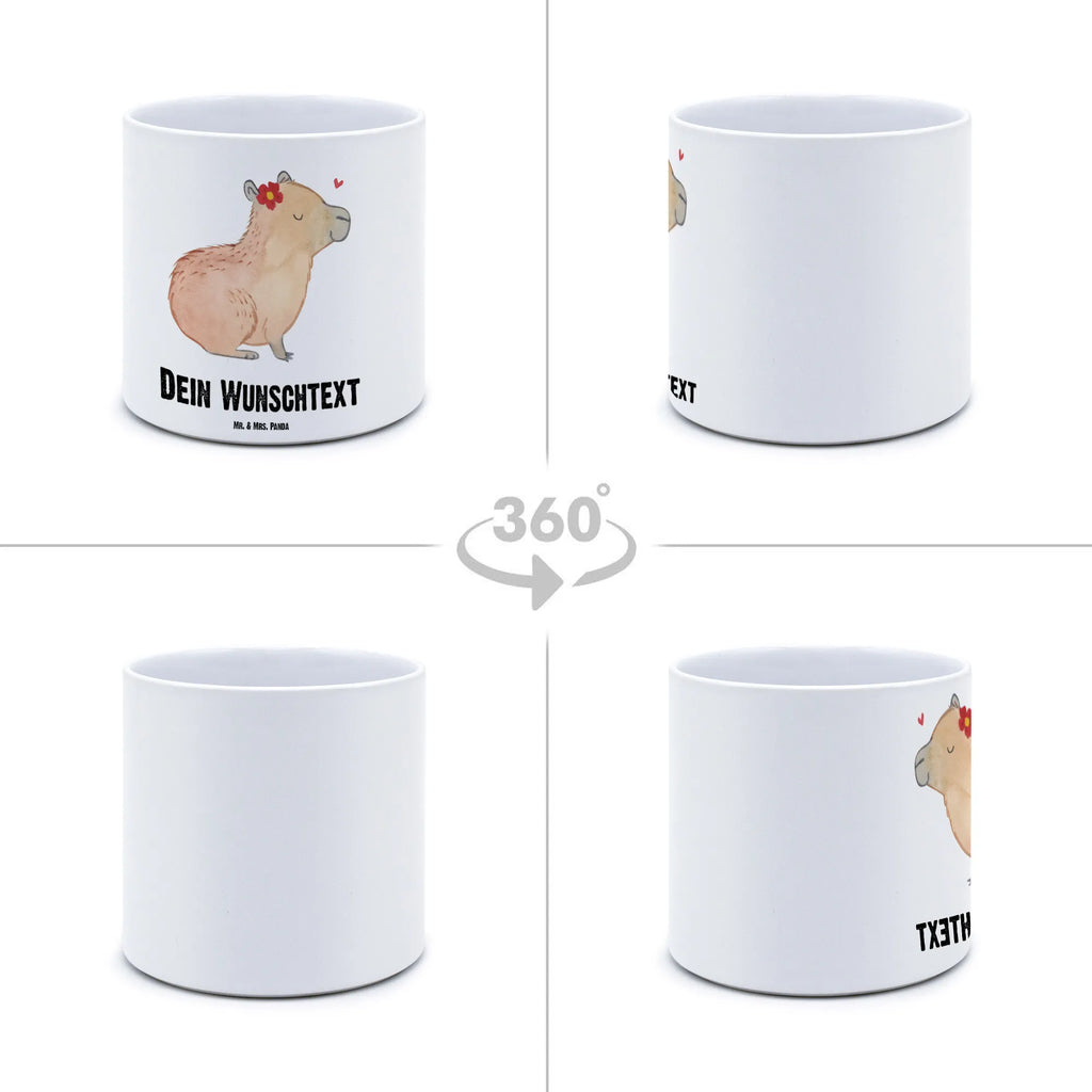 Personalisierter XL Blumentopf Capybara Blume Personalisierter Blumentopf, Personalisierter Übertopf, Personalisierter Pflanztopf, Personalisierter Keramiktopf, Personalisierter Kräutertopf, Personalisierter Topf, Personalisierter Pflanzkübel, Personalisierter Blumenübertopf, Tiermotive, Gute Laune, lustige Sprüche, Tiere, Capybara