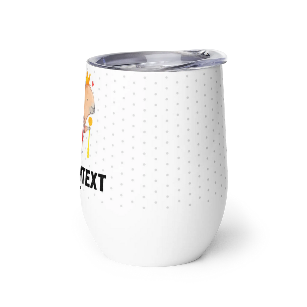 Personalisierter Weinbecher Capybara König Personalisierter Weinbecher, Personalisierter Glühwein Becher, Heißgetränke, Personalisierter Trinkbecher, Personalisierter Weinkelch, Personalisiertes Weingläser, hochwertiger Weinbecher, Weinbecher Reisen, Weinbecher unterwegs, Personalisertes Sommerglas, mit Namen, Wunschtext, Personalisierung, selbst bedrucken, Personalisiertes Weinglas, Tiermotive, Gute Laune, lustige Sprüche, Tiere, Capybara, König