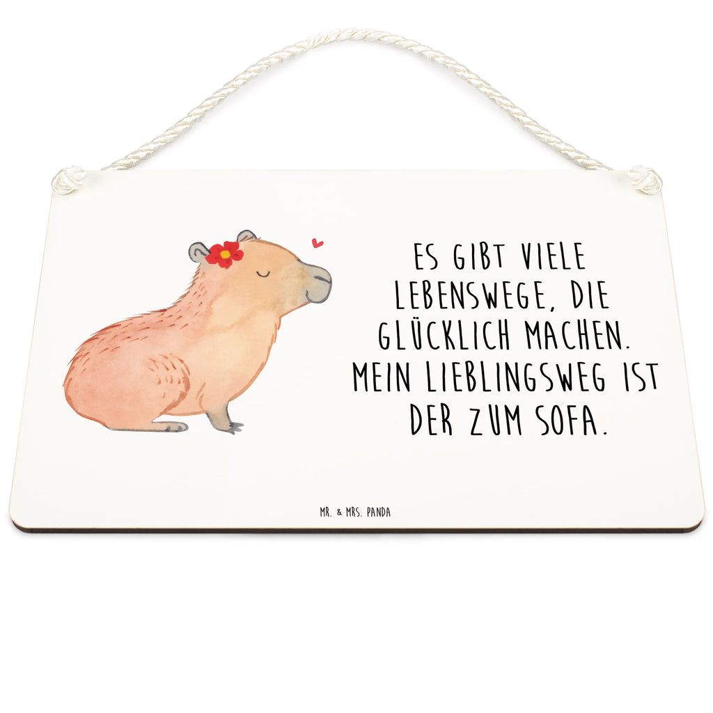 Deko Schild Capybara Blume Dekoschild, Deko Schild, Schild, Tür Schild, Türschild, Holzschild, Wandschild, Wanddeko, Tiermotive, Gute Laune, lustige Sprüche, Tiere, Capybara