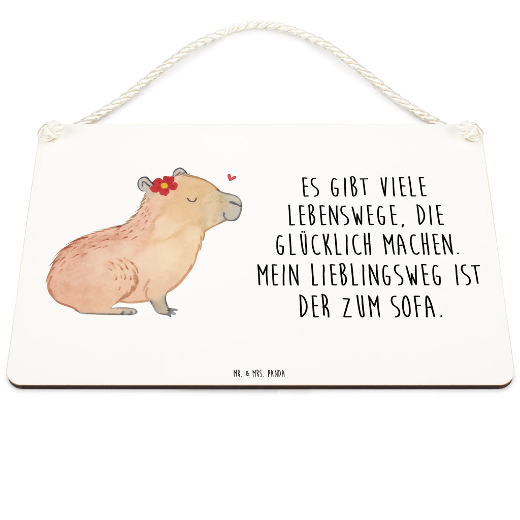 Deko Schild Capybara Blume Dekoschild, Deko Schild, Schild, Tür Schild, Türschild, Holzschild, Wandschild, Wanddeko, Tiermotive, Gute Laune, lustige Sprüche, Tiere, Capybara