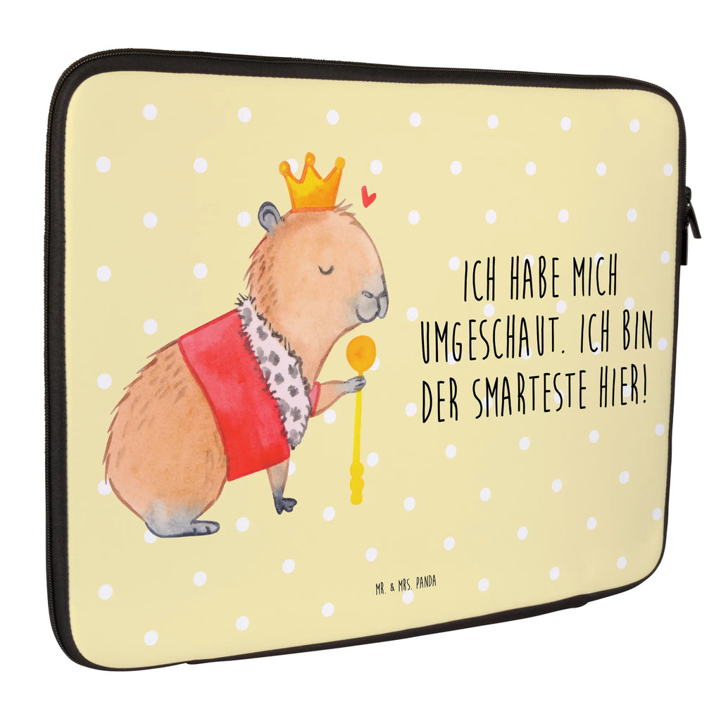 Notebook Tasche Capybara König Notebook Tasche, Laptop, Computertasche, Tasche, Notebook-Tasche, Notebook-Reisehülle, Notebook Schutz, Tiermotive, Gute Laune, lustige Sprüche, Tiere, Capybara, König