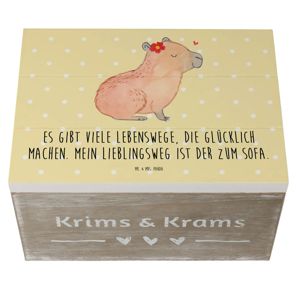 Holzkiste Capybara Blume Holzkiste, Kiste, Schatzkiste, Truhe, Schatulle, XXL, Erinnerungsbox, Erinnerungskiste, Dekokiste, Aufbewahrungsbox, Geschenkbox, Geschenkdose, Tiermotive, Gute Laune, lustige Sprüche, Tiere, Capybara