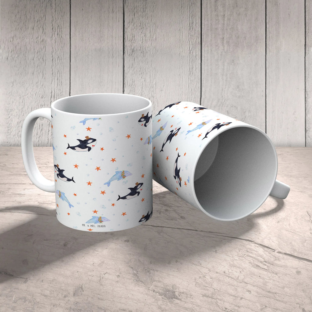 Tasse Orca Zylinder Muster Tasse, Kaffeetasse, Teetasse, Becher, Kaffeebecher, Teebecher, Keramiktasse, Porzellantasse, Büro Tasse, Geschenk Tasse, Tasse Sprüche, Tasse Motive, Kaffeetassen, Tasse bedrucken, Designer Tasse, Cappuccino Tassen, Schöne Teetassen, Meerestiere, Meer, Urlaub, Narwal, Glitter, Konfetti, Glitzer, Geburtstag, Feier, Fete, Fest, Glückwunsch, Orca