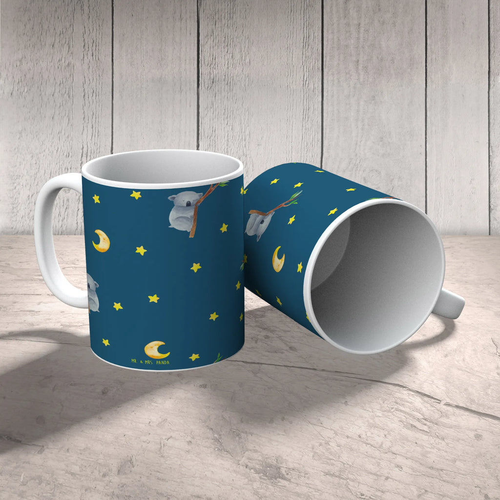 Tasse Koalabär Muster Tasse, Kaffeetasse, Teetasse, Becher, Kaffeebecher, Teebecher, Keramiktasse, Porzellantasse, Büro Tasse, Geschenk Tasse, Tasse Sprüche, Tasse Motive, Kaffeetassen, Tasse bedrucken, Designer Tasse, Cappuccino Tassen, Schöne Teetassen, Tiermotive, Gute Laune, lustige Sprüche, Tiere, Koala, träumen, Traum, schlafen, Schlafzimmer, Traumland, Bär, Koalabär