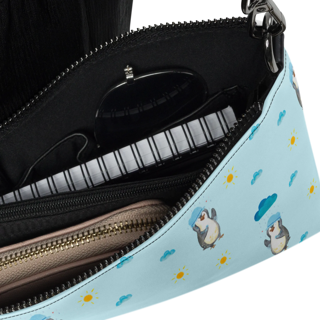 Handtasche Pinguin Duschen Muster Handtasche, Umhängetasche, Henkeltasche, Taschen, Damentasche, Handtaschen Damen, Handtasche Damen, Umhängetasche Damen, Shopper Tasche, Kleine Umhängetasche, Abendtasche, Damen Umhängetasche, Kleine Handtasche Damen, Pinguin, Pinguine, Dusche, duschen, Lebensmotto, Motivation, Neustart, Neuanfang, glücklich sein