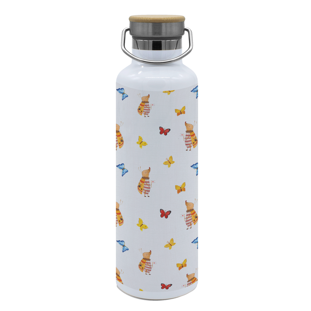 Trinkflasche Nachtfalter Fähnchen Muster Thermosflasche, Isolierflasche, Edelstahl, Trinkflasche, isoliert, Wamrhaltefunktion, Sportflasche, Flasche zum Sport, Sportlerflasche, Tiermotive, Gute Laune, lustige Sprüche, Tiere, Nachtfalter, Käfer, Spruch lustig, Spruch witzig, süß, niedlich, Küche Deko, Was kostet die Welt