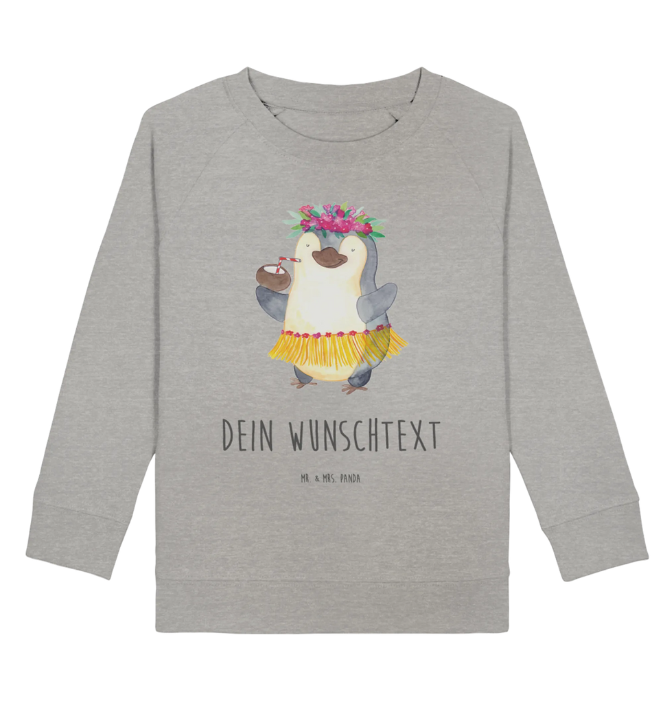 Personalisierter Kinder Pullover Pinguin Kokosnuss Personalisierter Kinder Pullover, Personalisiertes Kinder Sweatshirt, Jungen, Mädchen, Pinguin, Aloha, Hawaii, Urlaub, Kokosnuss, Pinguine