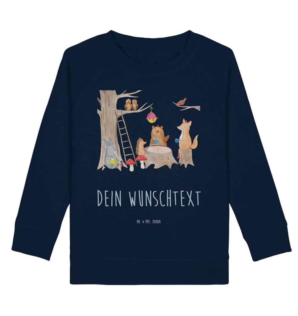 Personalisierter Kinder Pullover Waldtiere Picknick Personalisierter Kinder Pullover, Personalisiertes Kinder Sweatshirt, Jungen, Mädchen, Tiermotive, Gute Laune, lustige Sprüche, Tiere, Waldtiere, Picknick, Wald, Fuchs, Hase, Igel, Maus, Eichhörnchen