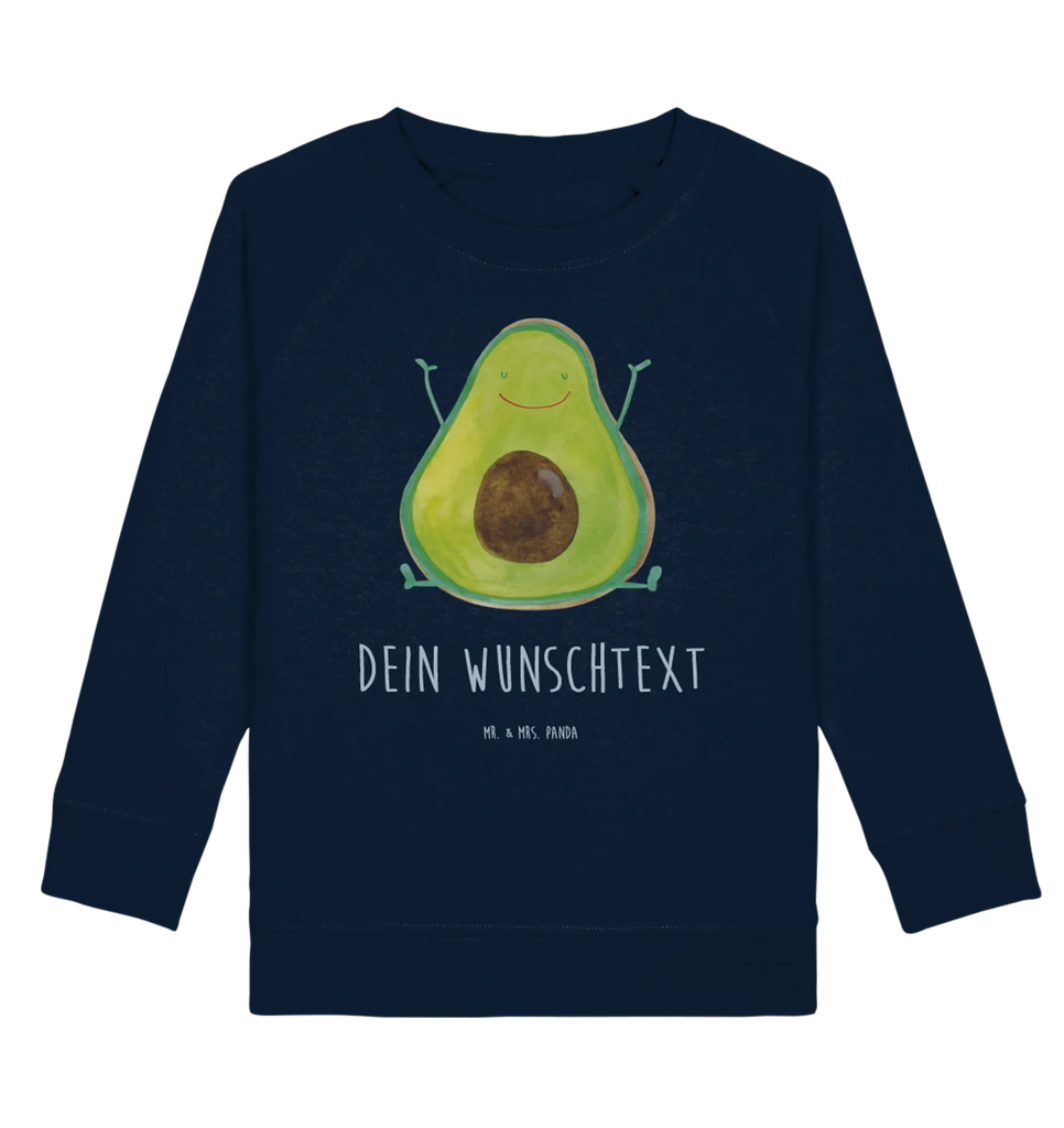 Personalisierter Kinder Pullover Avocado Happy Personalisierter Kinder Pullover, Personalisiertes Kinder Sweatshirt, Jungen, Mädchen, Avocado, Veggie, Vegan, Gesund, Chaos