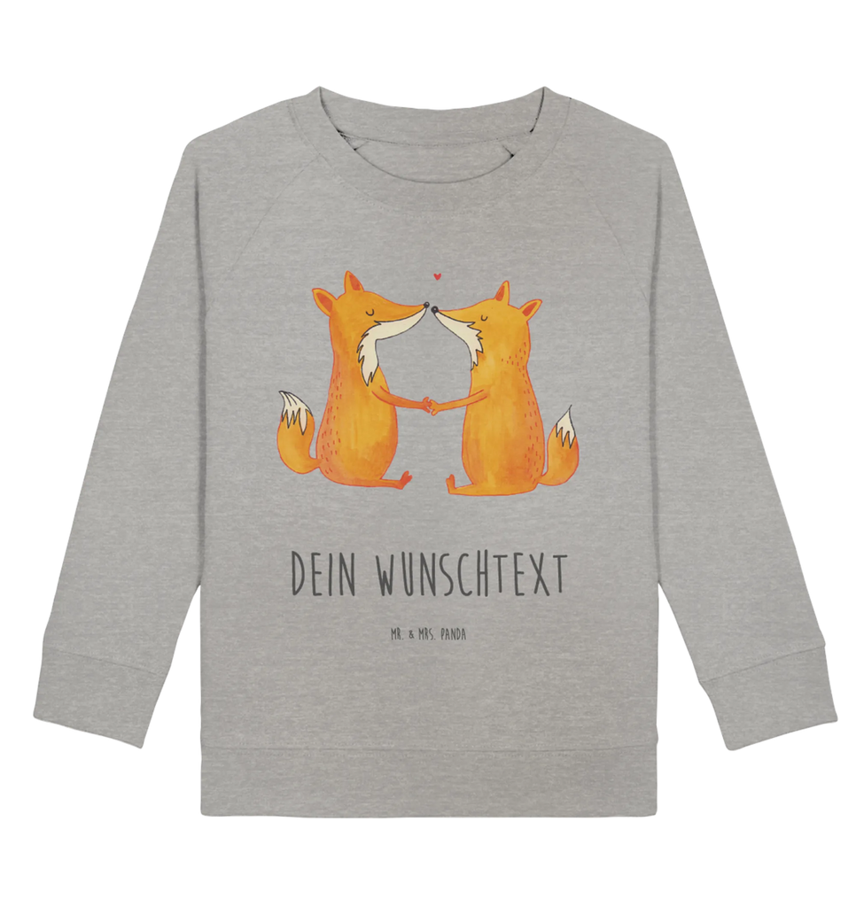 Personalisierter Kinder Pullover Füchse Liebe Personalisierter Kinder Pullover, Personalisiertes Kinder Sweatshirt, Jungen, Mädchen, Fuchs, Füchse, Fox, Liebe, Liebespaar, Paar, Partner, Freundin, Freund, Ehe, Verlobte, Ehemann, Ehefrau, Liebesbeweis