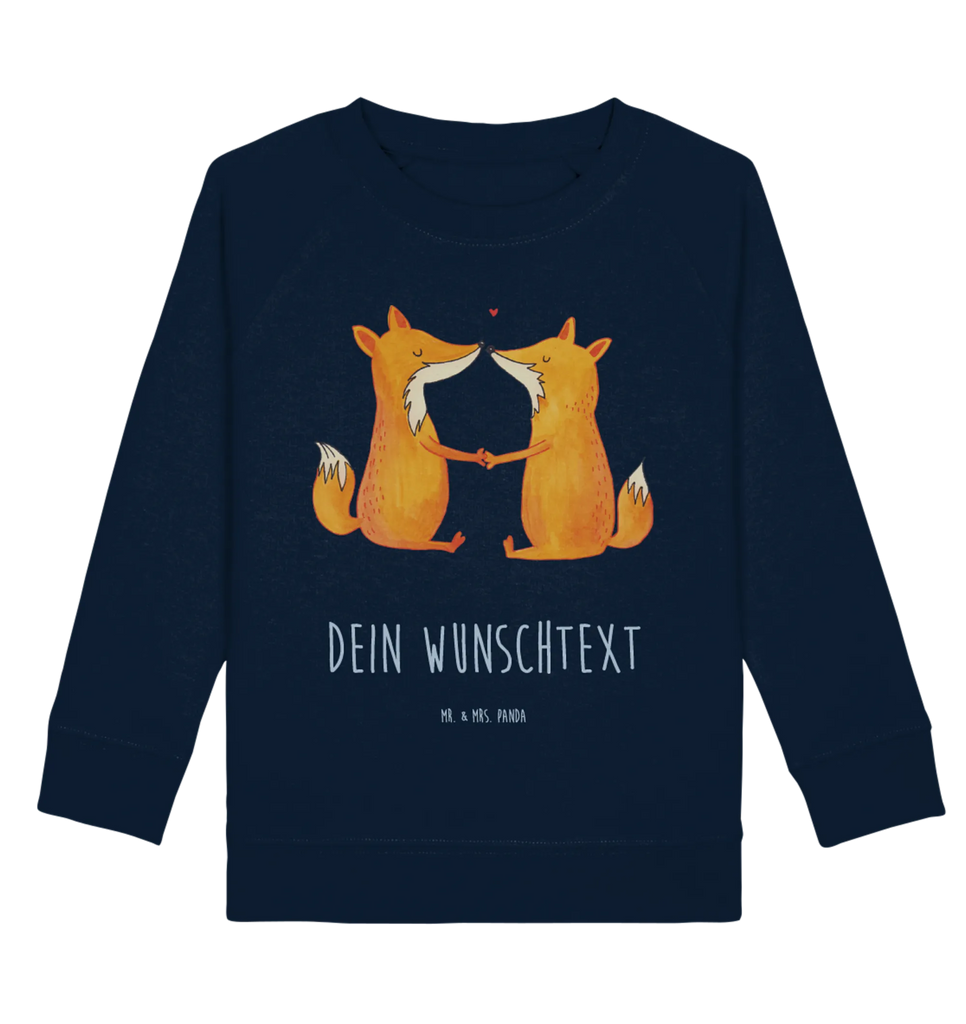 Personalisierter Kinder Pullover Füchse Liebe Personalisierter Kinder Pullover, Personalisiertes Kinder Sweatshirt, Jungen, Mädchen, Fuchs, Füchse, Fox, Liebe, Liebespaar, Paar, Partner, Freundin, Freund, Ehe, Verlobte, Ehemann, Ehefrau, Liebesbeweis