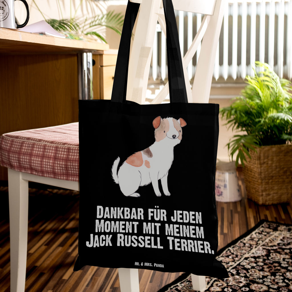 Tragetasche Jack Russell Terrier Moment Beuteltasche, Beutel, Einkaufstasche, Jutebeutel, Stoffbeutel, Tasche, Shopper, Umhängetasche, Strandtasche, Schultertasche, Stofftasche, Tragetasche, Badetasche, Jutetasche, Einkaufstüte, Laptoptasche, Hund, Hunderasse, Rassehund, Hundebesitzer, Geschenk, Tierfreund, Schenken, Welpe, Jack Russell Terrier