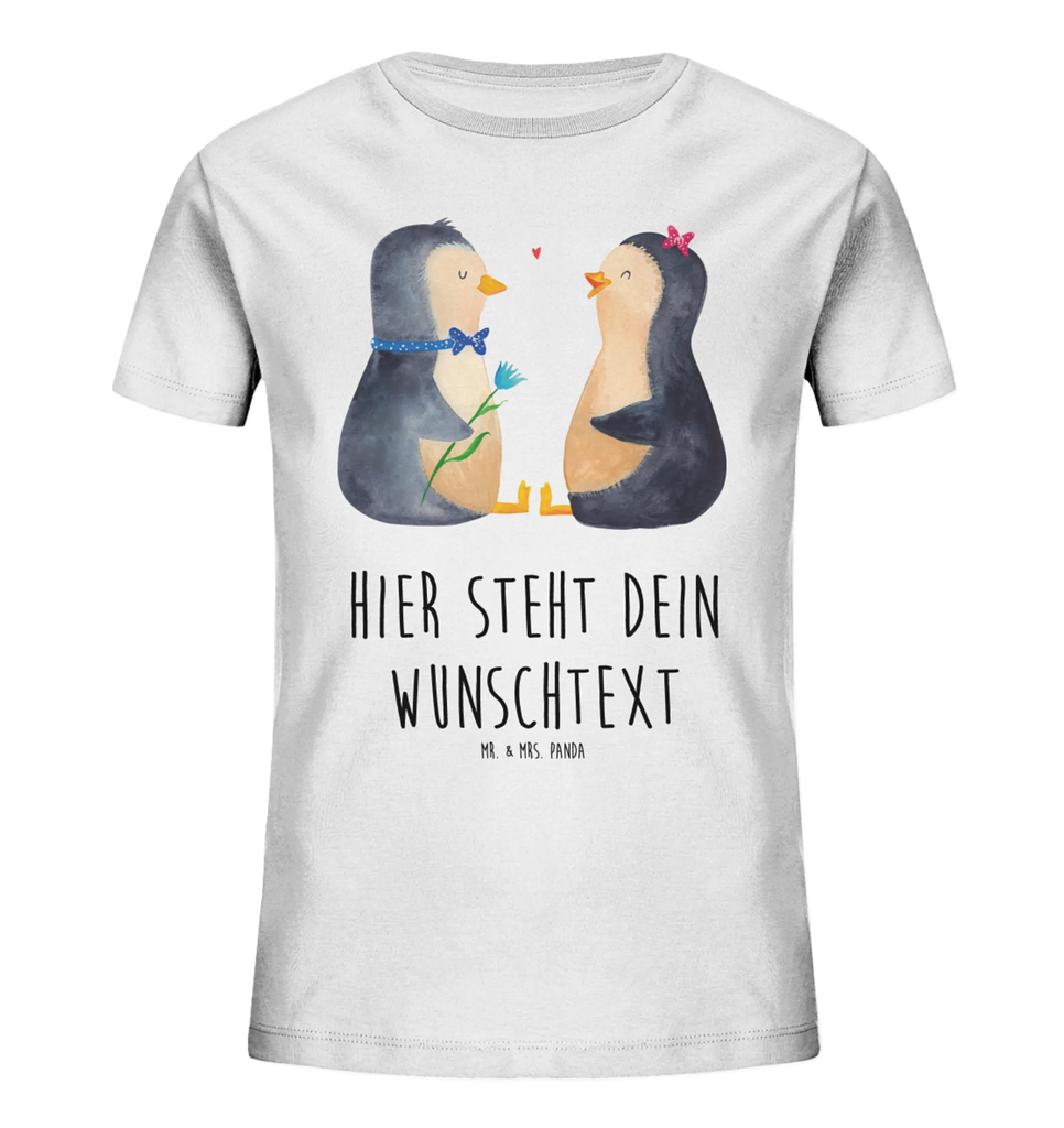 Personalisiertes Kinder T-Shirt Pinguin Pärchen Personalisiertes Kinder T-Shirt, Pinguin, Pinguine, Liebe, Liebespaar, Liebesbeweis, Liebesgeschenk, Verlobung, Jahrestag, Hochzeitstag, Hochzeit, Hochzeitsgeschenk, große Liebe, Traumpaar