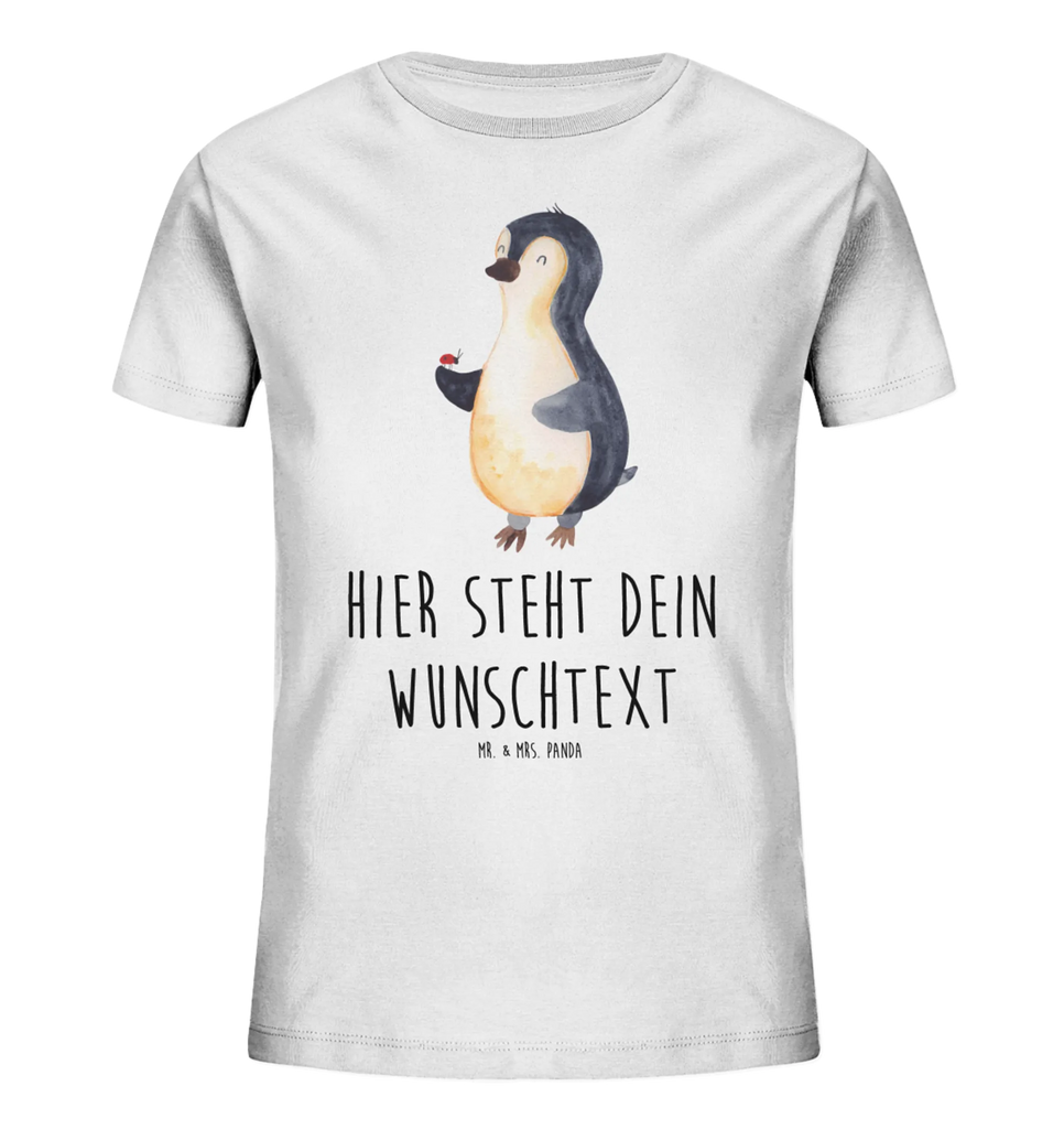 Personalisiertes Kinder T-Shirt Pinguin Marienkäfer Personalisiertes Kinder T-Shirt, Pinguin, Pinguine, Marienkäfer, Liebe, Wunder, Glück, Freude, Lebensfreude