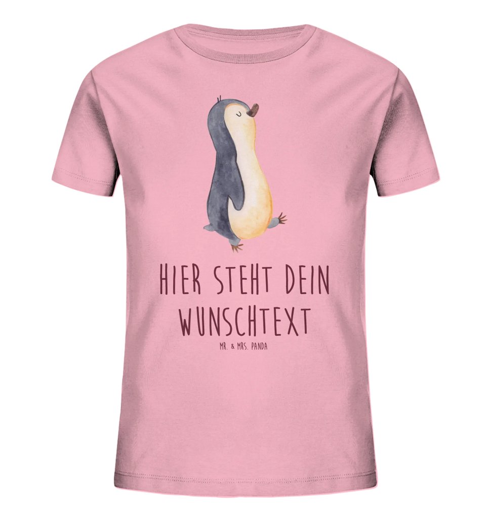 Personalisiertes Kinder T-Shirt Pinguin marschieren Personalisiertes Kinder T-Shirt, Pinguin, Pinguine, Frühaufsteher, Langschläfer, Bruder, Schwester, Familie