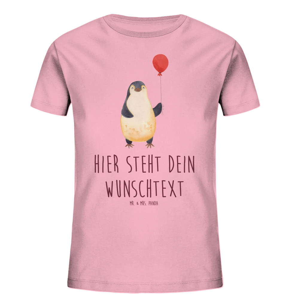 Personalisiertes Kinder T-Shirt Pinguin Luftballon Personalisiertes Kinder T-Shirt, Pinguin, Pinguine, Luftballon, Tagträume, Lebenslust, Geschenk Freundin, Geschenkidee, beste Freundin, Motivation, Neustart, neues Leben, Liebe, Glück