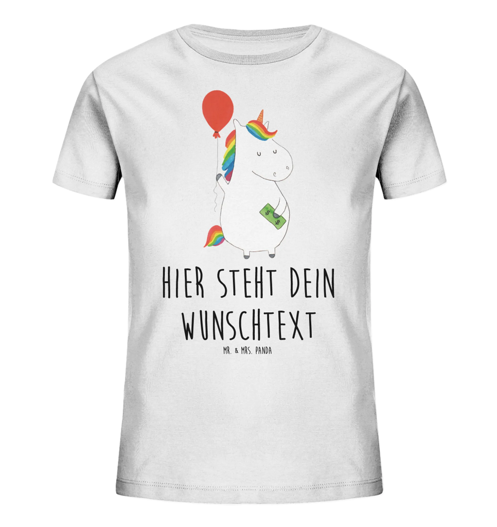 Personalisiertes Kinder T-Shirt Einhorn Luftballon Personalisiertes Kinder T-Shirt, Einhorn, Einhörner, Einhorn Deko, Pegasus, Unicorn, Luftballon, Geld, Lebenslust, Freude, Geschenk, Freundin