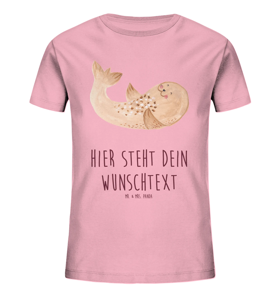 Personalisiertes Kinder T-Shirt Robbe Liegen Personalisiertes Kinder T-Shirt, Tiermotive, Gute Laune, lustige Sprüche, Tiere, Robbe, Robben, Seehund, Strand, Meerestier, Ostsee, Nordsee, Lachen, Freude