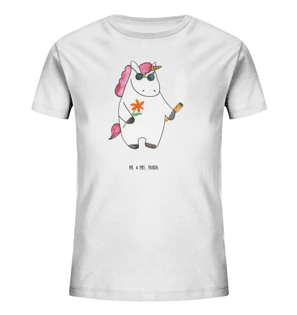 Organic Kinder T-Shirt Einhorn Woodstock Kinder T-Shirt, Kinder T-Shirt Mädchen, Kinder T-Shirt Jungen, Einhorn, Einhörner, Einhorn Deko, Pegasus, Unicorn, Kiffen, Joint, Zigarette, Alkohol, Party, Spaß. lustig, witzig, Woodstock