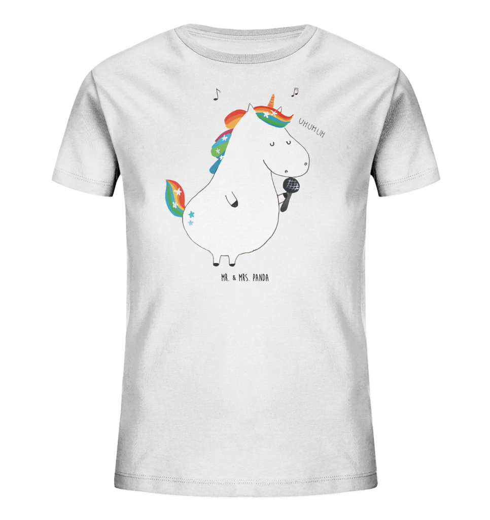 Organic Kinder T-Shirt Einhorn Sänger Kinder T-Shirt, Kinder T-Shirt Mädchen, Kinder T-Shirt Jungen, Einhorn, Einhörner, Einhorn Deko, Pegasus, Unicorn, Glitzer, Konfetti, Party, Geburtstag, Feier, Fest, Disco, Sängerin, Sänger, Freundin