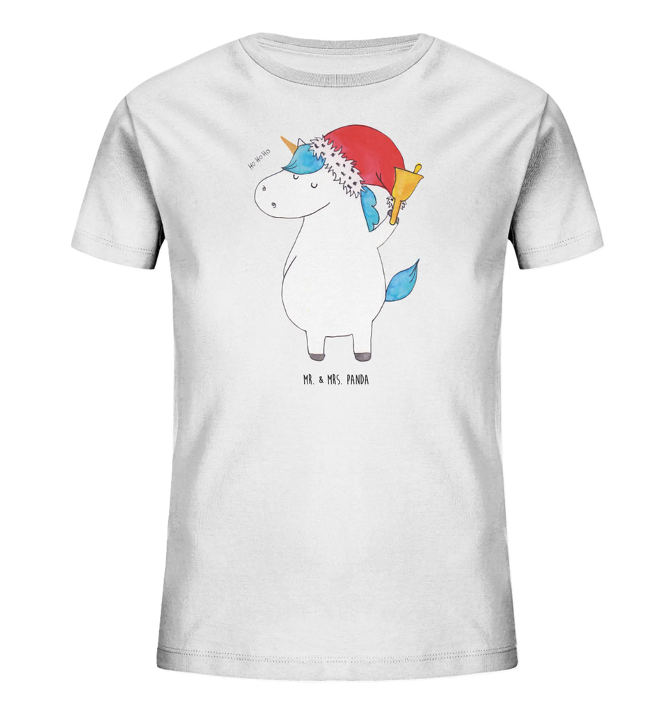 Organic Kinder T-Shirt Einhorn Weihnachtsmann Kinder T-Shirt, Kinder T-Shirt Mädchen, Kinder T-Shirt Jungen, Einhorn, Einhörner, Einhorn Deko, Pegasus, Unicorn, Gin, Schokolade, Schoki, Weihnachten, Weihnachtsmann, Nikolaus, Wunschzettel, Wunschliste, Feenstaub