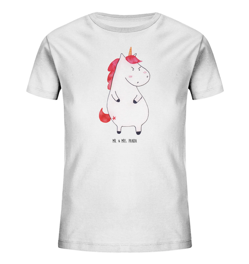 Organic Kinder T-Shirt Einhorn Wut Kinder T-Shirt, Kinder T-Shirt Mädchen, Kinder T-Shirt Jungen, Einhorn, Einhörner, Einhorn Deko, Unicorn, Realität, Ansage, lustlos, nein, Büro, Arbeit, wütend, dumme Fragen, lustig, Spaß, Geschenk