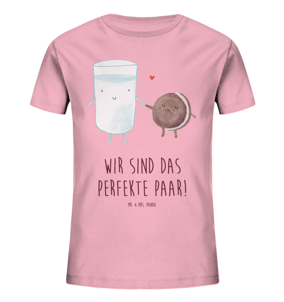 Organic Kinder T-Shirt Milch Keks Kinder T-Shirt, Kinder T-Shirt Mädchen, Kinder T-Shirt Jungen, Tiermotive, Gute Laune, lustige Sprüche, Tiere, Milk, Cookie, Milch, Keks, Kekse, Kaffee, Einladung Frühstück, Motiv süß, romantisch, perfektes Paar