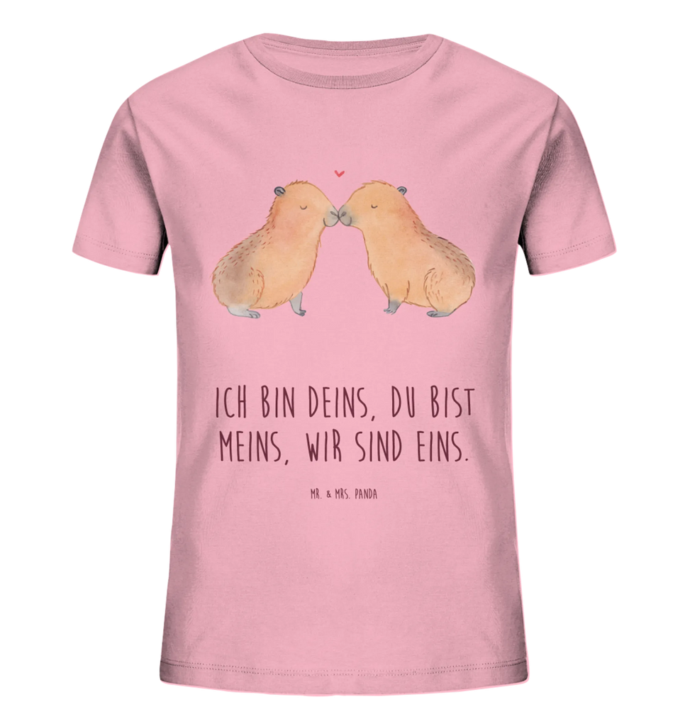 Organic Kinder T-Shirt Capybara Liebe Kinder T-Shirt, Kinder T-Shirt Mädchen, Kinder T-Shirt Jungen, Tiermotive, Gute Laune, lustige Sprüche, Tiere, Capybara, Liebe, verliebt, Paar, Jahrestag, Kuschel Capybaras, Tierliebe, Romantisches Geschenk, Handgezeichnet, Verschmolzen, Geschenkidee, Beziehung, Partnertiere, Ich bin deins, Du bist meins, Liebesspruch, Herzlich, Valentinstag, Ehejubiläum, Liebesbeweis