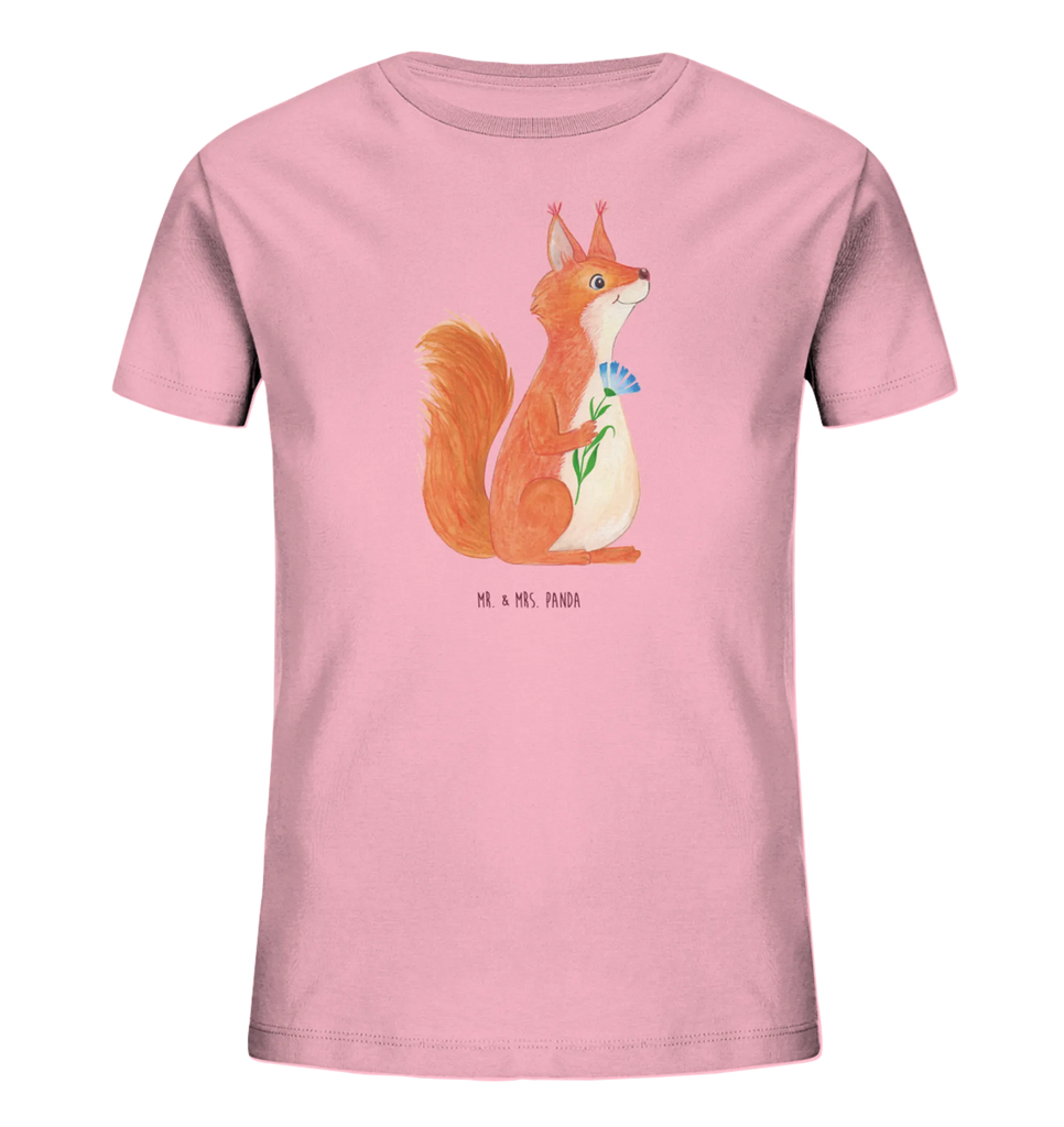 Organic Kinder T-Shirt Eichhörnchen Blume Kinder T-Shirt, Kinder T-Shirt Mädchen, Kinder T-Shirt Jungen, Tiermotive, Gute Laune, lustige Sprüche, Tiere, Eichhörnchen, Eichhorn, Spruch positiv, Lachen, Spaß, Motivation Sprüche, Motivation Bilder, glücklich Spruch, Spruch Deko