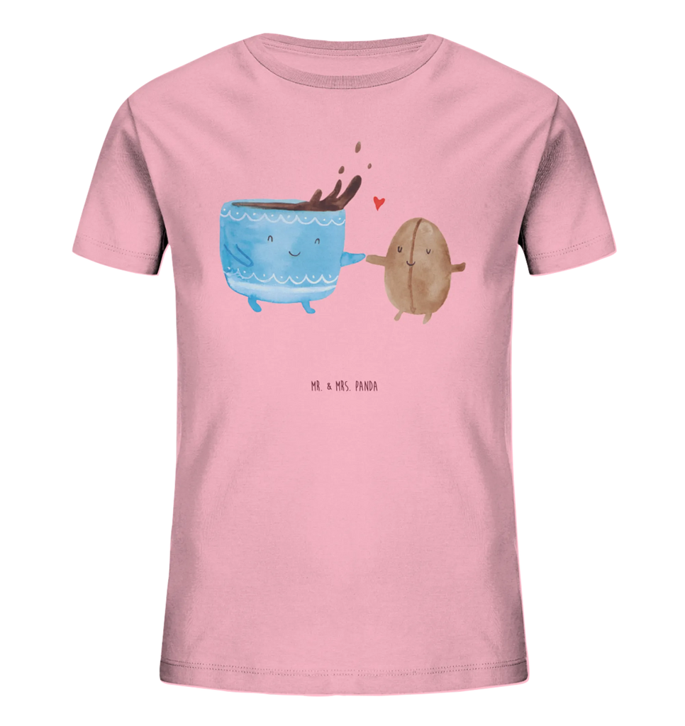 Organic Kinder T-Shirt Kaffee Bohne Kinder T-Shirt, Kinder T-Shirt Mädchen, Kinder T-Shirt Jungen, Tiermotive, Gute Laune, lustige Sprüche, Tiere, Kaffee, Kaffeebohne, Genuss, Zufriedenheit, Glück