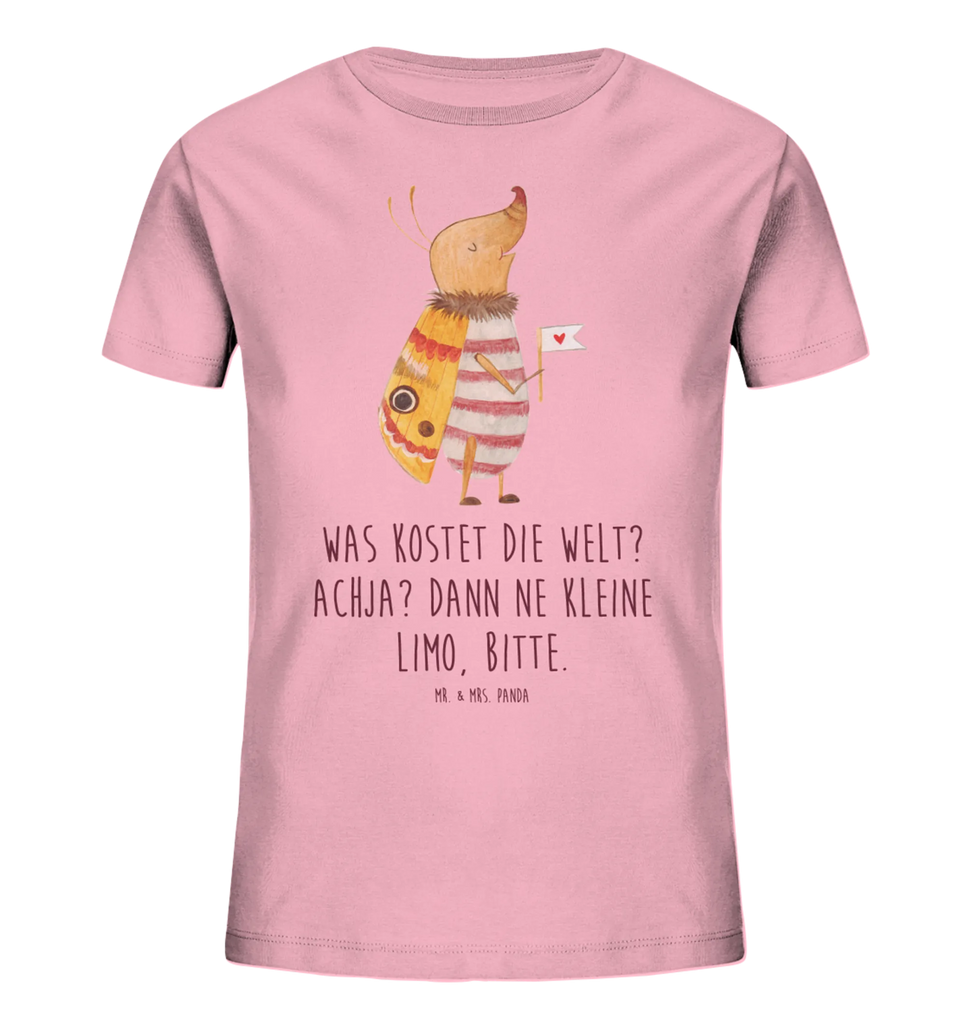 Organic Kinder T-Shirt Nachtfalter Fähnchen Kinder T-Shirt, Kinder T-Shirt Mädchen, Kinder T-Shirt Jungen, Tiermotive, Gute Laune, lustige Sprüche, Tiere, Nachtfalter, Käfer, Spruch lustig, Spruch witzig, süß, niedlich, Küche Deko, Was kostet die Welt