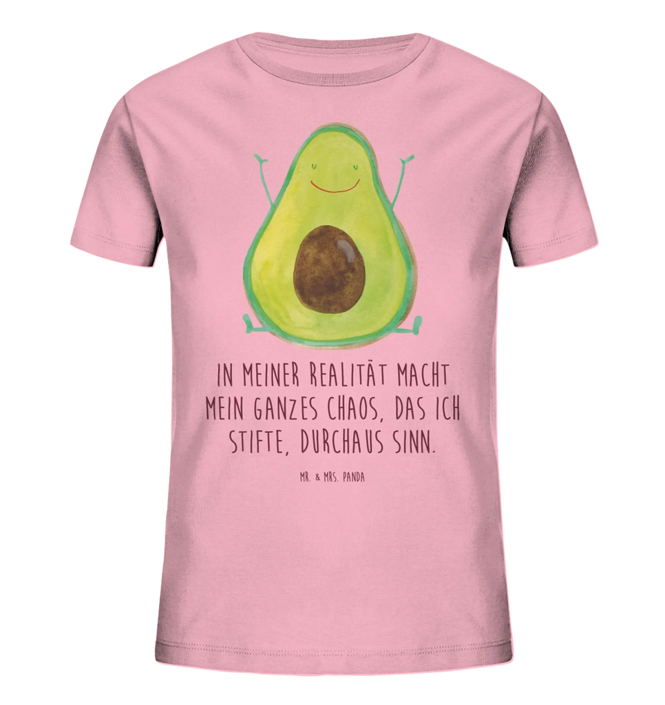 Organic Kinder T-Shirt Avocado Glücklich Kinder T-Shirt, Kinder T-Shirt Mädchen, Kinder T-Shirt Jungen, Avocado, Veggie, Vegan, Gesund, Chaos