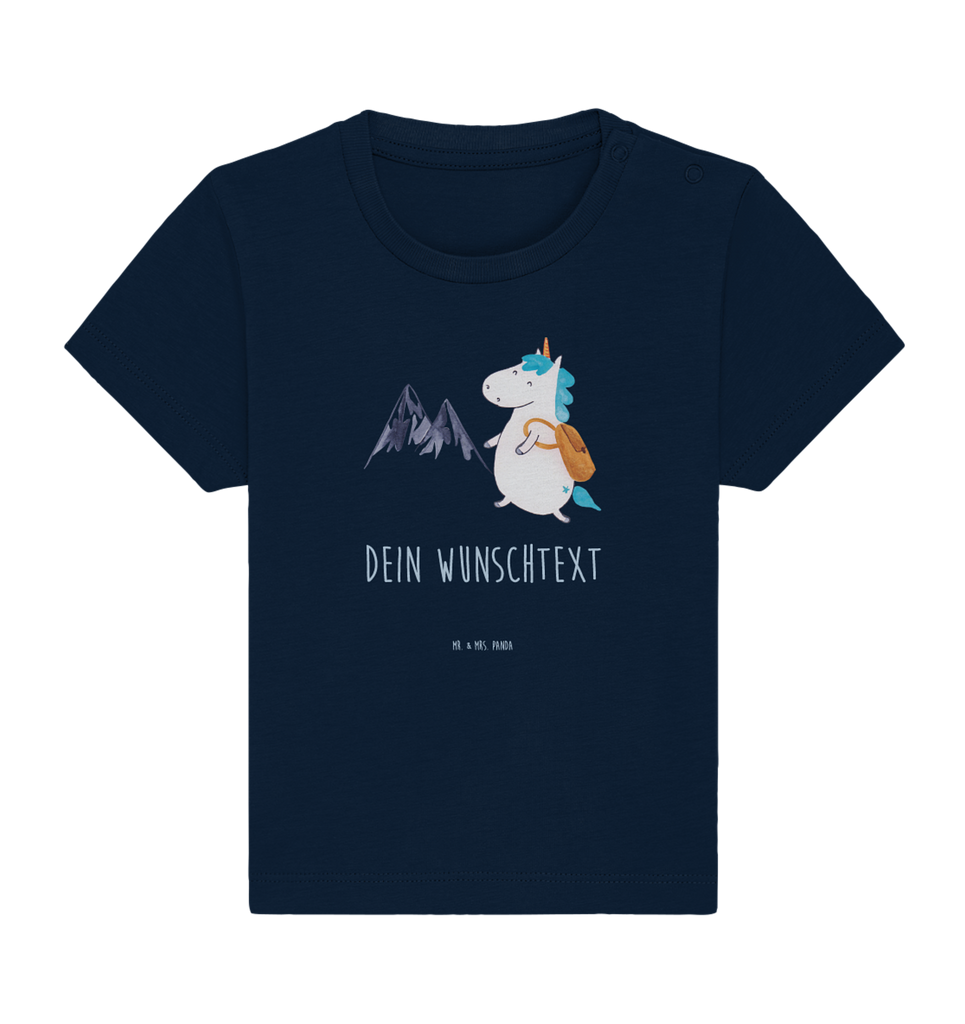 Personalisiertes Baby Shirt Einhorn Bergsteiger Personalisiertes Baby T-Shirt, Personalisiertes Jungen Baby T-Shirt, Personalisiertes Mädchen Baby T-Shirt, Personalisiertes Shirt, Einhorn, Einhörner, Einhorn Deko, Pegasus, Unicorn, Bergsteiger, Abenteuer, Berge, Abenteurer, Weltenbummler, Weltreise, Reisen, Urlaub, Entdecker