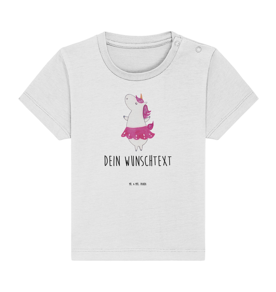 Personalisiertes Baby Shirt Einhorn Ballerina Personalisiertes Baby T-Shirt, Personalisiertes Jungen Baby T-Shirt, Personalisiertes Mädchen Baby T-Shirt, Personalisiertes Shirt, Einhorn, Einhörner, Einhorn Deko, Pegasus, Unicorn, Tanzen, Ballerina, Party, Wohnung, Spaß, Feiern, Geburtstag, Tänzerin, Lebenslust, Lebensfreude