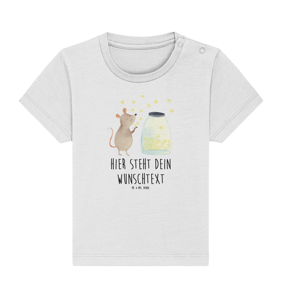 Personalisiertes Baby Shirt Maus Sterne Personalisiertes Baby T-Shirt, Personalisiertes Jungen Baby T-Shirt, Personalisiertes Mädchen Baby T-Shirt, Personalisiertes Shirt, Tiermotive, Gute Laune, lustige Sprüche, Tiere, Maus, Sterne, Wunsch, Kind, Taufe, Taufgeschenk, Geburt, Schwangerschaft, erstes Kind, Kindergeburtstag, Geburtstag, Hoffnung, Träume