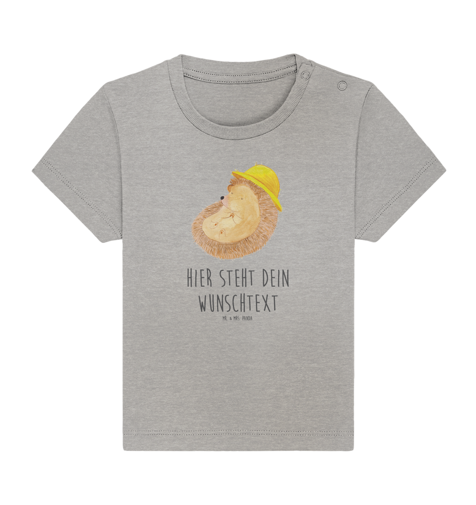 Personalisiertes Baby Shirt Igel Beten Personalisiertes Baby T-Shirt, Personalisiertes Jungen Baby T-Shirt, Personalisiertes Mädchen Baby T-Shirt, Personalisiertes Shirt, Tiermotive, Gute Laune, lustige Sprüche, Tiere, Igel, Igel mit Hut, Sonnenhut, Gott, Amen, beten, Leben, Dankbarkeit, Dankbar sein, dankbar, genießen