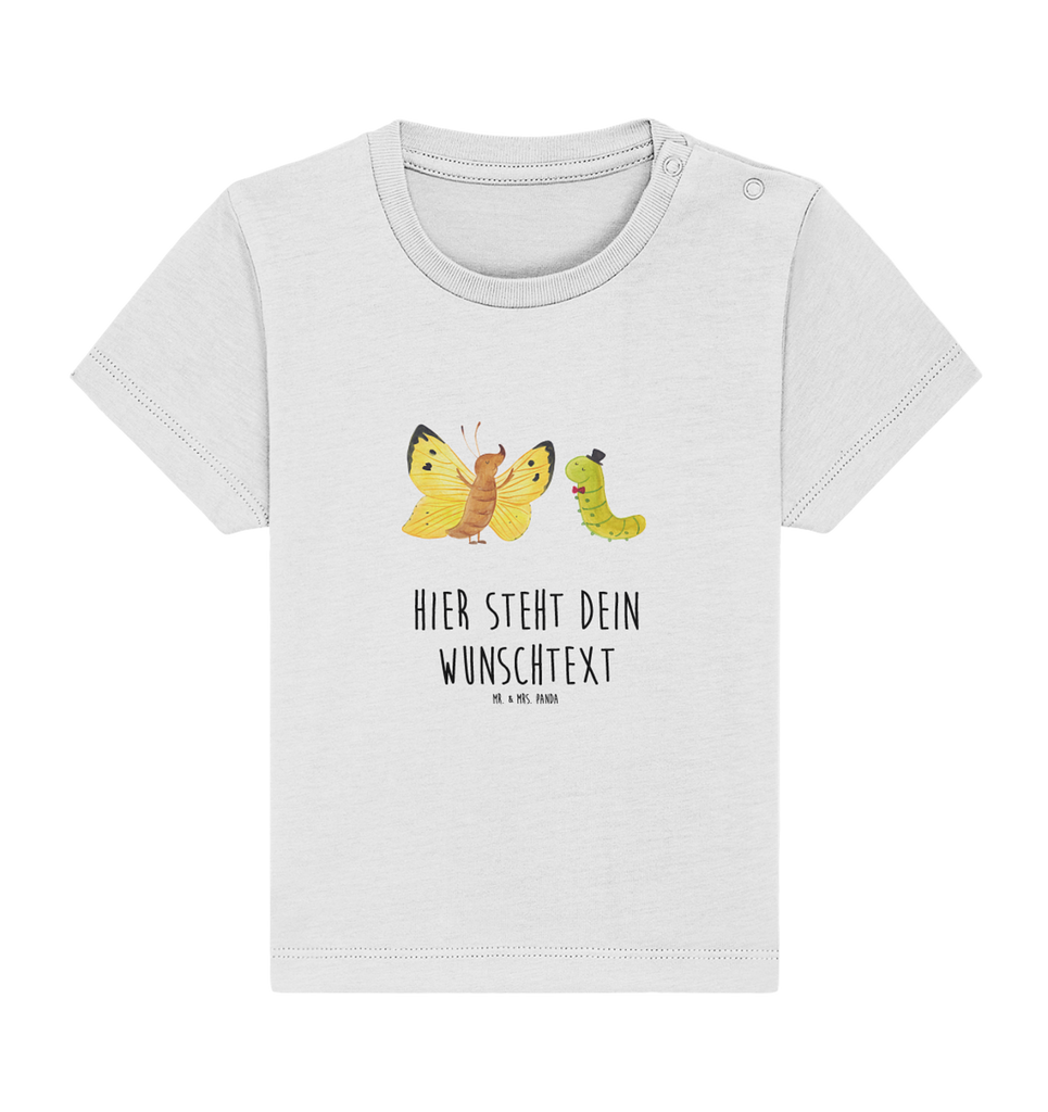 Personalisiertes Baby Shirt Raupe Schmetterling Personalisiertes Baby T-Shirt, Personalisiertes Jungen Baby T-Shirt, Personalisiertes Mädchen Baby T-Shirt, Personalisiertes Shirt, Tiermotive, Gute Laune, lustige Sprüche, Tiere, Raupe, Schmetterling, Zitronenfalter, Entwicklung, Erwachsen werden, Kokon, Hut, Hütchen, Schönheit, Aufwachsen