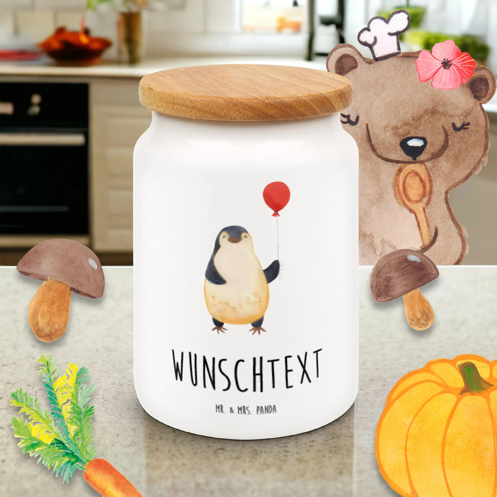 Personalisierte Vorratsdose Pinguin Luftballon Personalisierte Vorratsdose, Personalisierte Keksdose, Personalisierte Keramikdose, Personalisierte Leckerlidose, Personalisierte Dose, Personalisierter Vorratsbehälter, Personalisierte Aufbewahrungsdose, Pinguin, Pinguine, Luftballon, Tagträume, Lebenslust, Geschenk Freundin, Geschenkidee, beste Freundin, Motivation, Neustart, neues Leben, Liebe, Glück