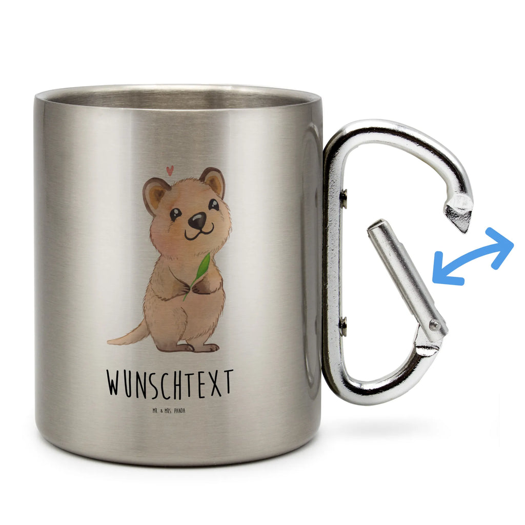 Personalisierter Edelstahlbecher Quokka Happy Personalisierte Edelstahltasse, Personalisierter Edelstahlbecher, Personalisierter Outdoor Becher, Personalisierte Outdoor Tasse, Tiermotive, Gute Laune, lustige Sprüche, Tiere, Quokka, Verschieben, Aufschieberitis, Lustiger Spruch, Niedliches Tier, Dinge erledigen