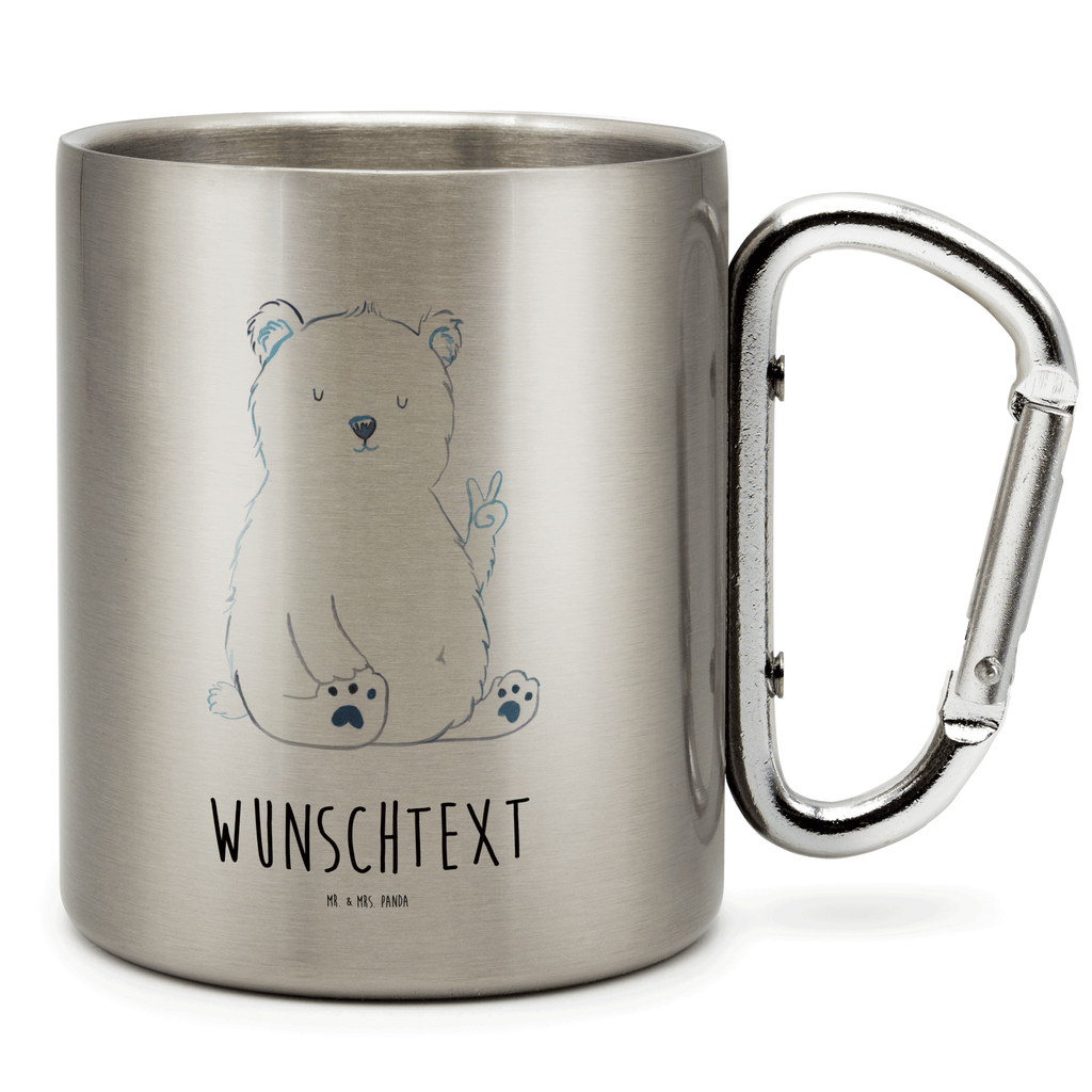 Personalisierter Edelstahlbecher Eisbär Faul Personalisierte Edelstahltasse, Personalisierter Edelstahlbecher, Personalisierter Outdoor Becher, Personalisierte Outdoor Tasse, Bär, Teddy, Teddybär, Eisbär, Nordpol, Faul, Entspannen, Relaxen, Büro, Arbeit, Bürojob, Arbeitsplatz, Homeoffice