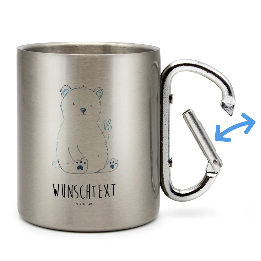 Personalisierter Edelstahlbecher Eisbär Faul Personalisierte Edelstahltasse, Personalisierter Edelstahlbecher, Personalisierter Outdoor Becher, Personalisierte Outdoor Tasse, Bär, Teddy, Teddybär, Eisbär, Nordpol, Faul, Entspannen, Relaxen, Büro, Arbeit, Bürojob, Arbeitsplatz, Homeoffice