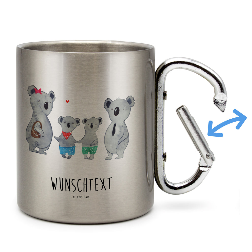 Personalisierter Edelstahlbecher Koala Familie zwei Personalisierte Edelstahltasse, Personalisierter Edelstahlbecher, Personalisierter Outdoor Becher, Personalisierte Outdoor Tasse, Familie, Vatertag, Muttertag, Bruder, Schwester, Mama, Papa, Oma, Opa, Koala, Koalabär, beste Familie, Familienzeit, Familienleben, Koalafamilie, Lieblingsfamilie