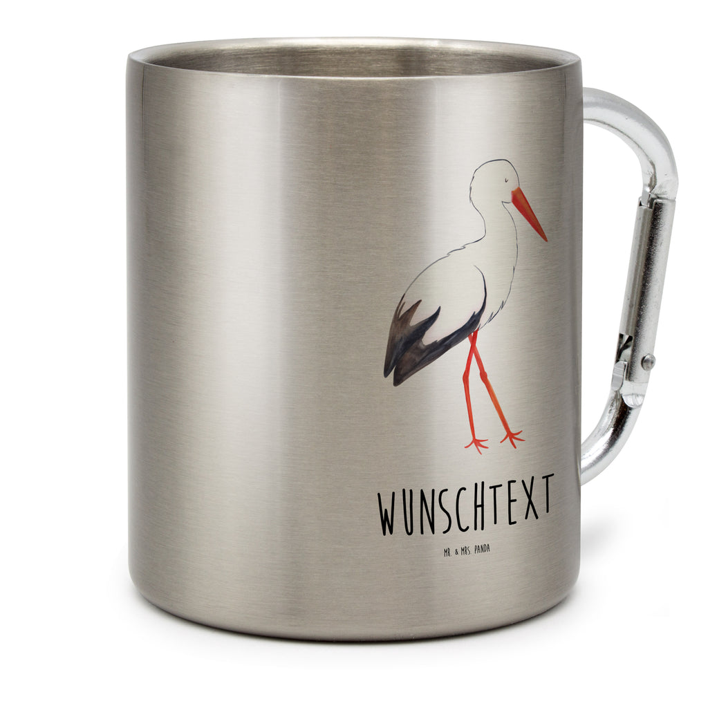 Personalisierter Edelstahlbecher Storch Personalisierte Edelstahltasse, Personalisierter Edelstahlbecher, Personalisierter Outdoor Becher, Personalisierte Outdoor Tasse, Tiermotive, Gute Laune, lustige Sprüche, Tiere, Storch, Störche, Schwangerschaft, Geburt, Mutter, Mütter, Mutter werden, Schwanger, Babybauch, Baby